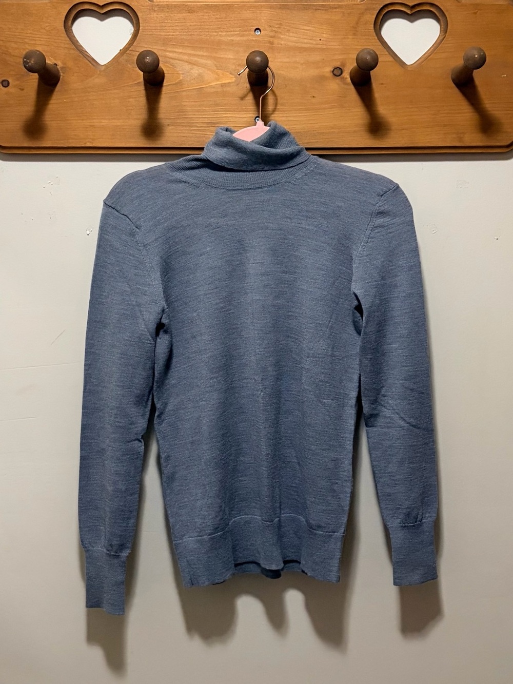 Banana Republic 100% Merino Wool Gray Turtleneck Sweater Women’s S